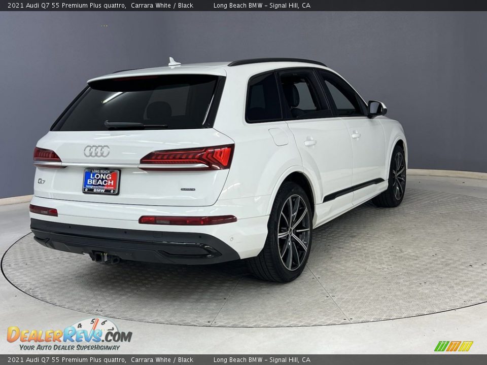 2021 Audi Q7 55 Premium Plus quattro Carrara White / Black Photo #5
