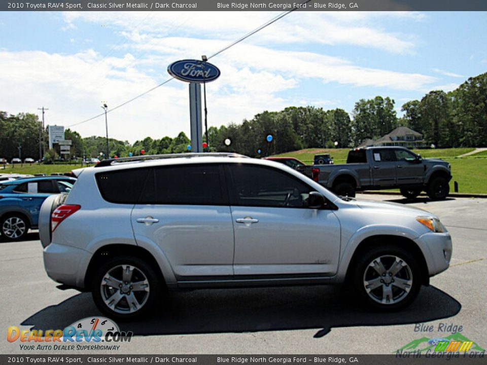 2010 Toyota RAV4 Sport Classic Silver Metallic / Dark Charcoal Photo #6