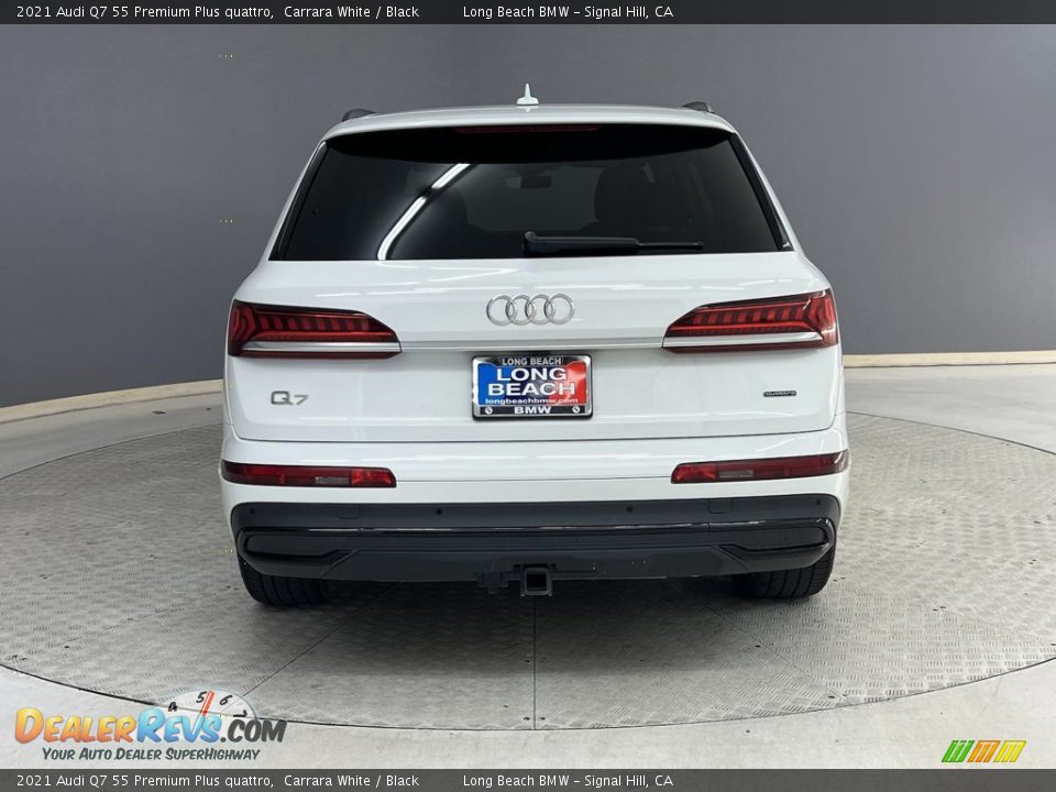 2021 Audi Q7 55 Premium Plus quattro Carrara White / Black Photo #6