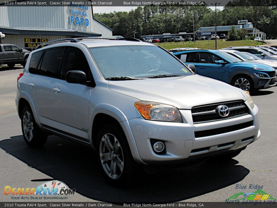 2010 Toyota RAV4 Sport Classic Silver Metallic / Dark Charcoal Photo #7