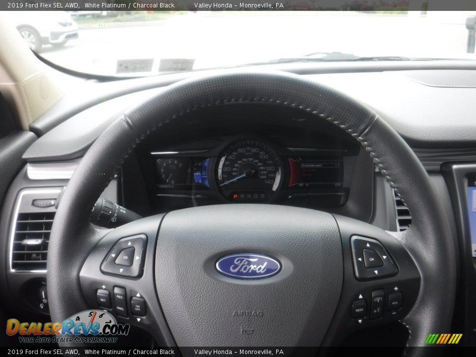 2019 Ford Flex SEL AWD Steering Wheel Photo #28