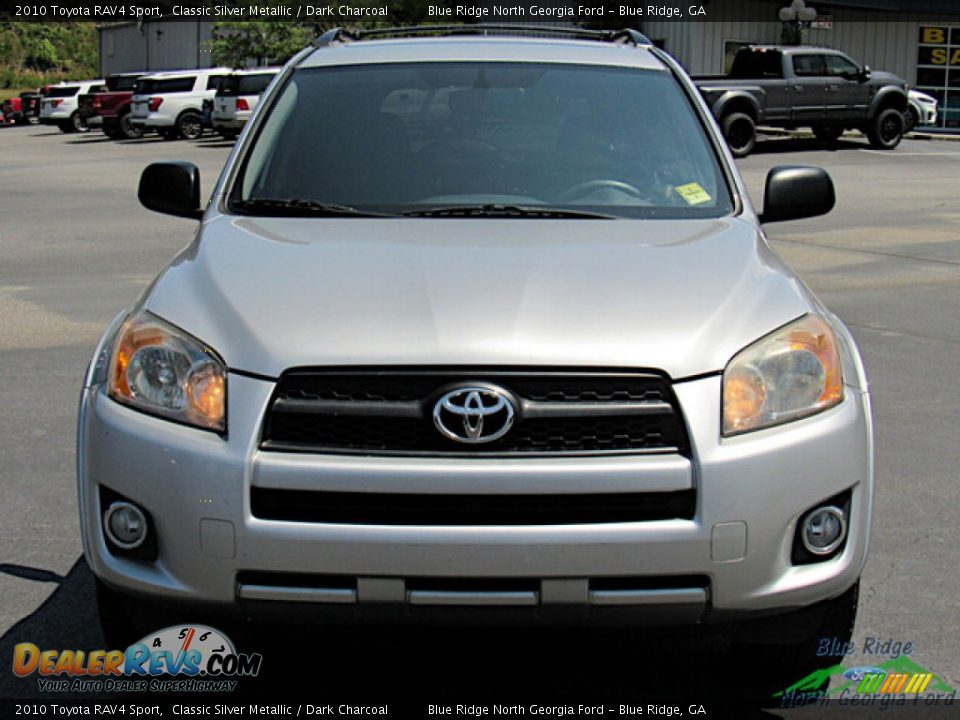 2010 Toyota RAV4 Sport Classic Silver Metallic / Dark Charcoal Photo #8