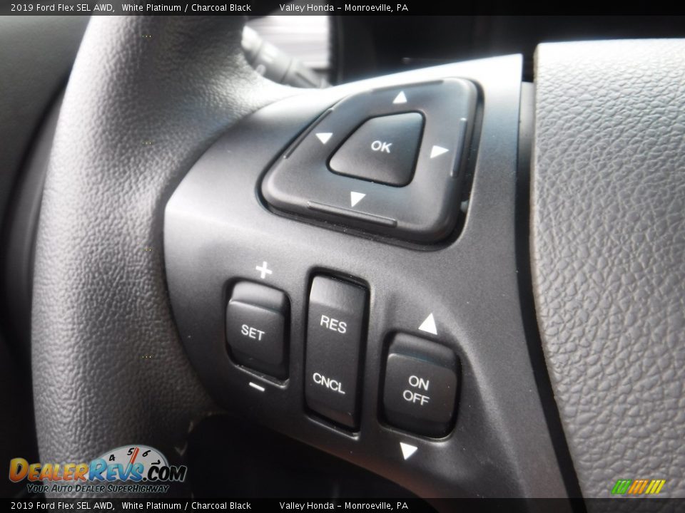 2019 Ford Flex SEL AWD Steering Wheel Photo #29
