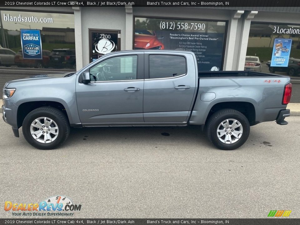 2019 Chevrolet Colorado LT Crew Cab 4x4 Black / Jet Black/Dark Ash Photo #1