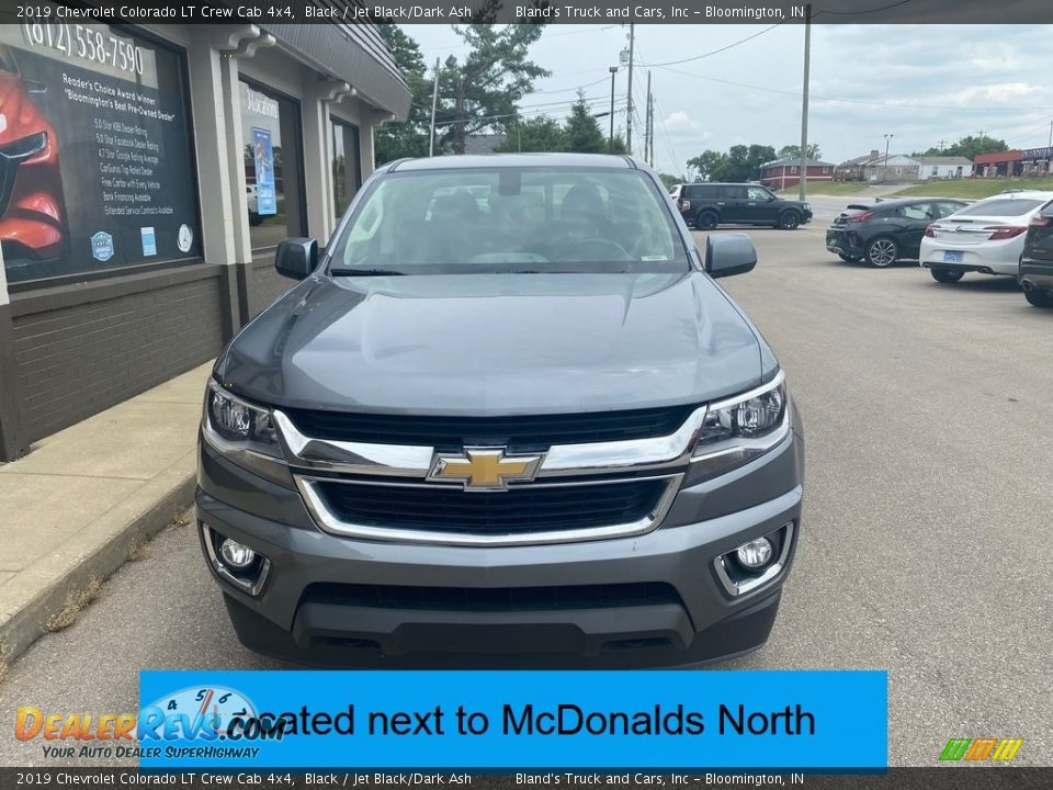 2019 Chevrolet Colorado LT Crew Cab 4x4 Black / Jet Black/Dark Ash Photo #4