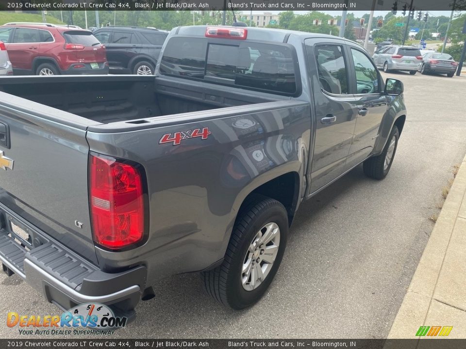 2019 Chevrolet Colorado LT Crew Cab 4x4 Black / Jet Black/Dark Ash Photo #7