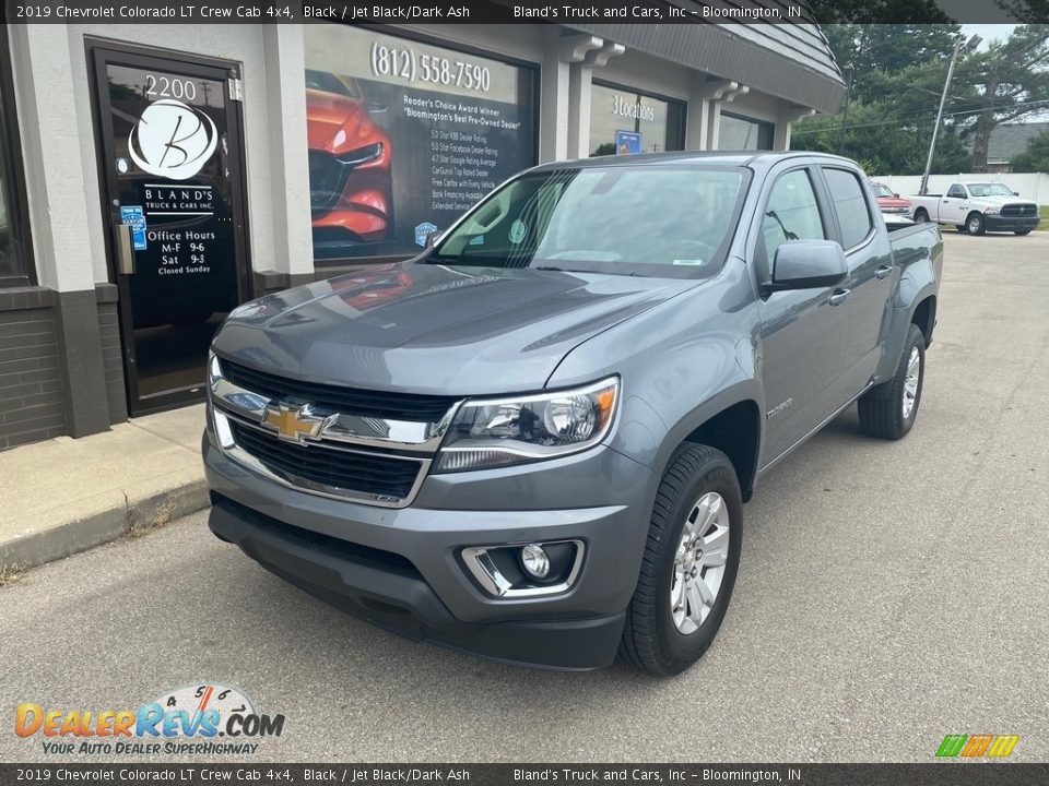 2019 Chevrolet Colorado LT Crew Cab 4x4 Black / Jet Black/Dark Ash Photo #10