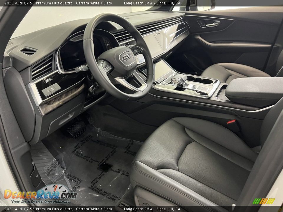 Black Interior - 2021 Audi Q7 55 Premium Plus quattro Photo #27