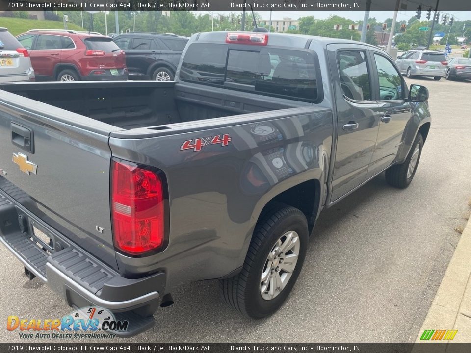 2019 Chevrolet Colorado LT Crew Cab 4x4 Black / Jet Black/Dark Ash Photo #13