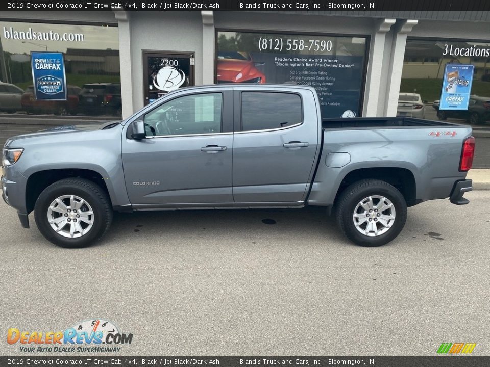 2019 Chevrolet Colorado LT Crew Cab 4x4 Black / Jet Black/Dark Ash Photo #14