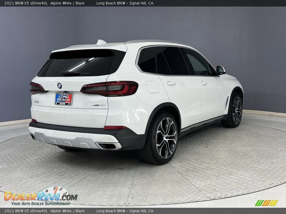 2021 BMW X5 sDrive40i Alpine White / Black Photo #2