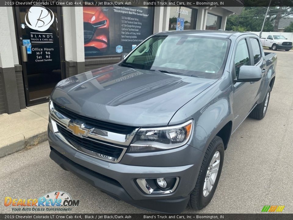 2019 Chevrolet Colorado LT Crew Cab 4x4 Black / Jet Black/Dark Ash Photo #24