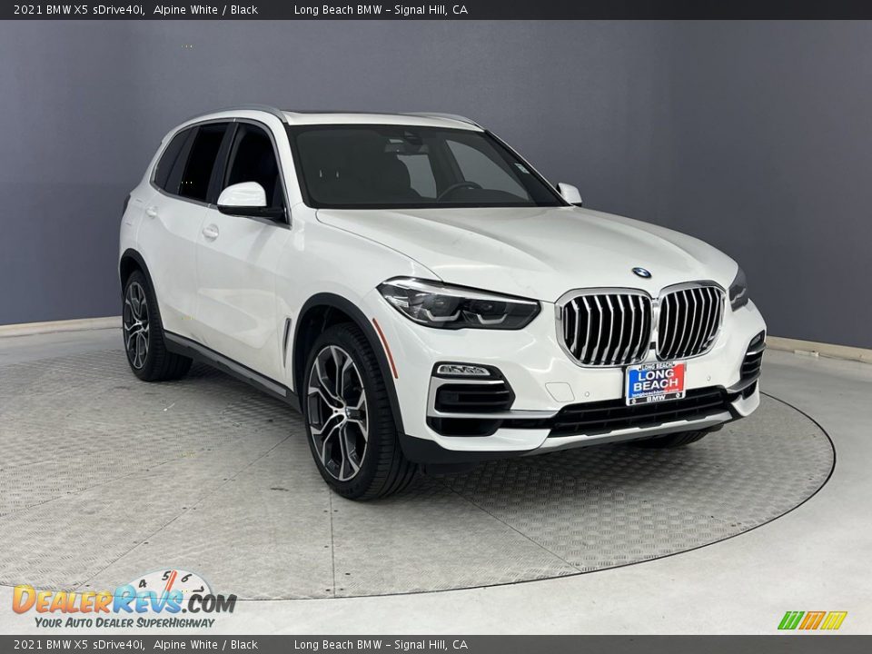 2021 BMW X5 sDrive40i Alpine White / Black Photo #4