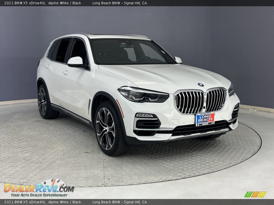 2021 BMW X5 sDrive40i Alpine White / Black Photo #5