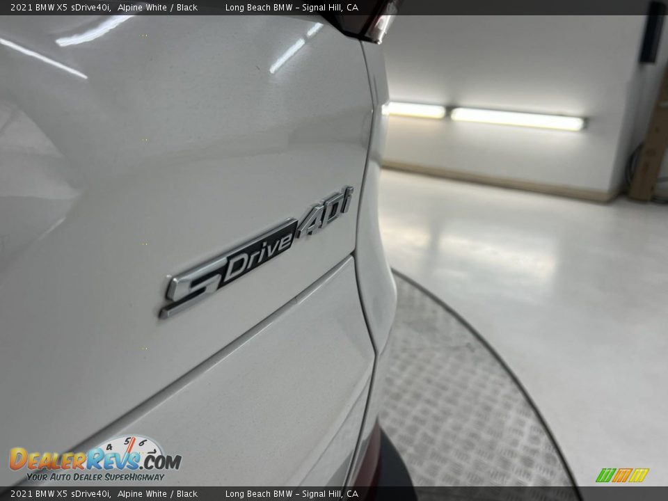 2021 BMW X5 sDrive40i Alpine White / Black Photo #13