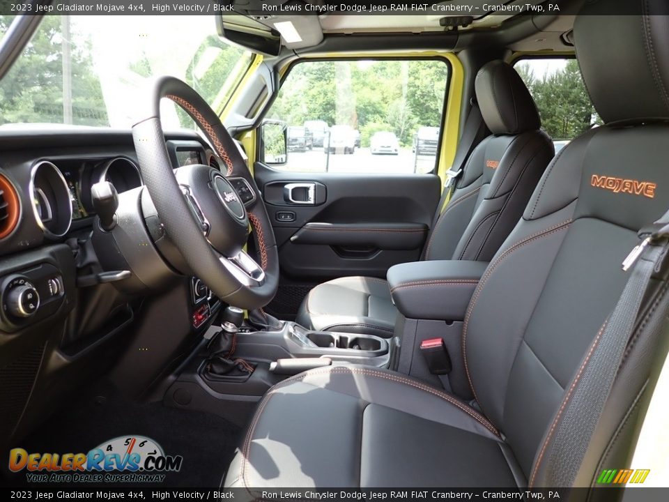 Black Interior - 2023 Jeep Gladiator Mojave 4x4 Photo #13