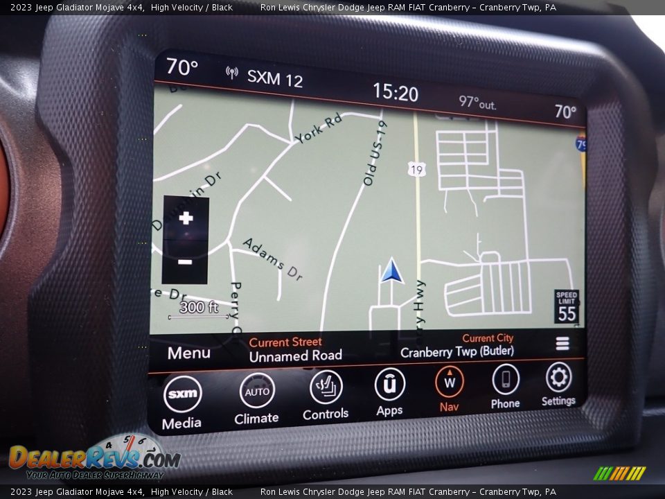 Navigation of 2023 Jeep Gladiator Mojave 4x4 Photo #19