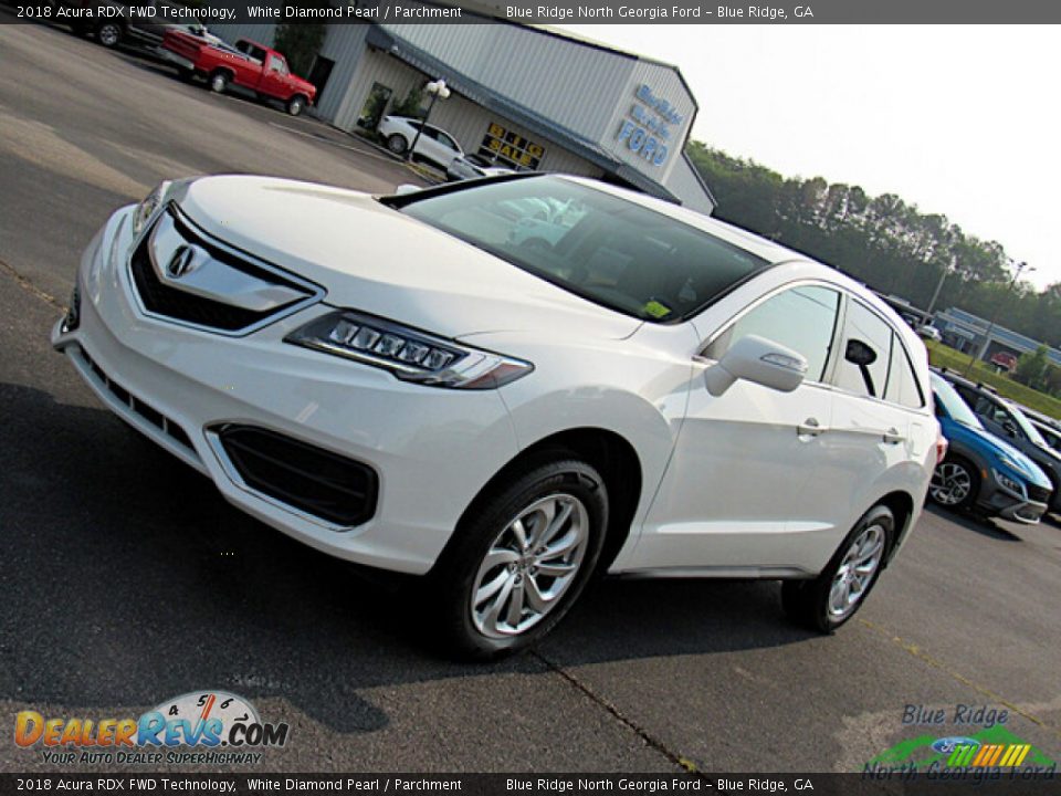 2018 Acura RDX FWD Technology White Diamond Pearl / Parchment Photo #24