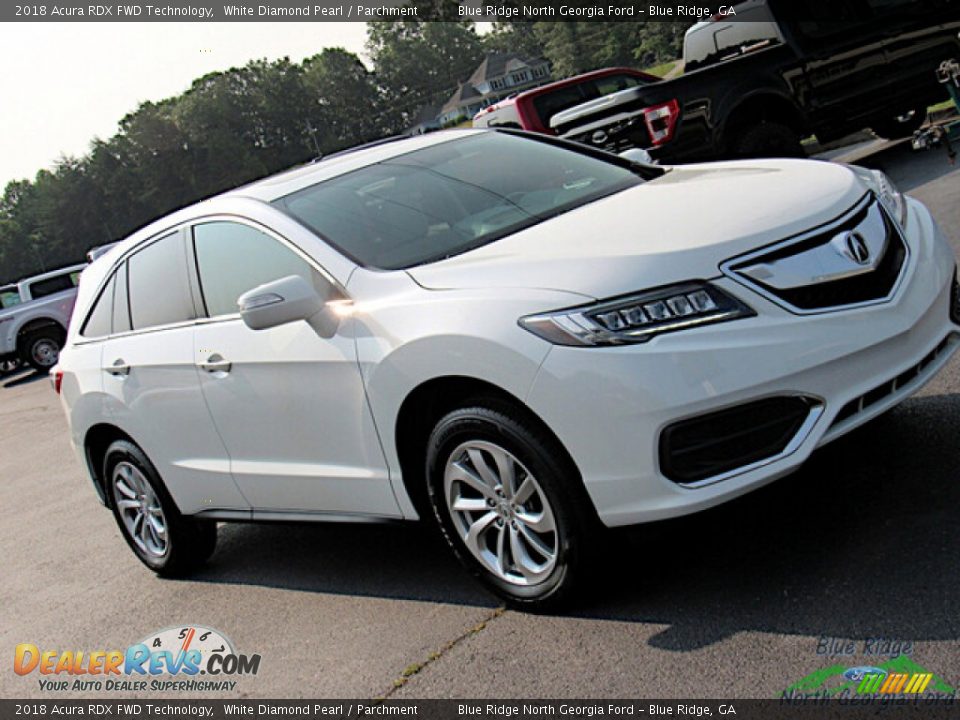 2018 Acura RDX FWD Technology White Diamond Pearl / Parchment Photo #25