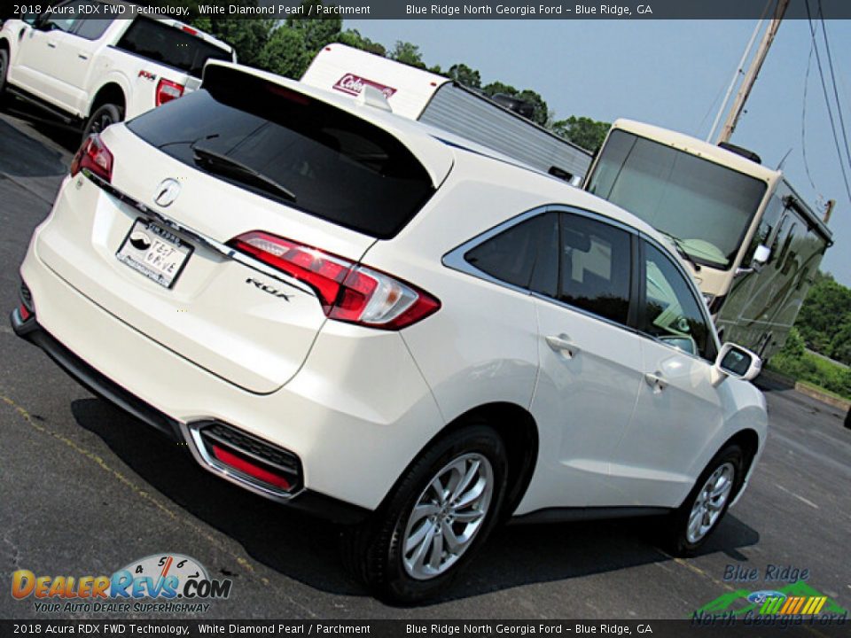 2018 Acura RDX FWD Technology White Diamond Pearl / Parchment Photo #26