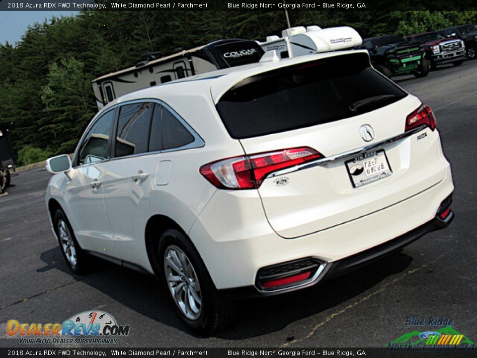 2018 Acura RDX FWD Technology White Diamond Pearl / Parchment Photo #27