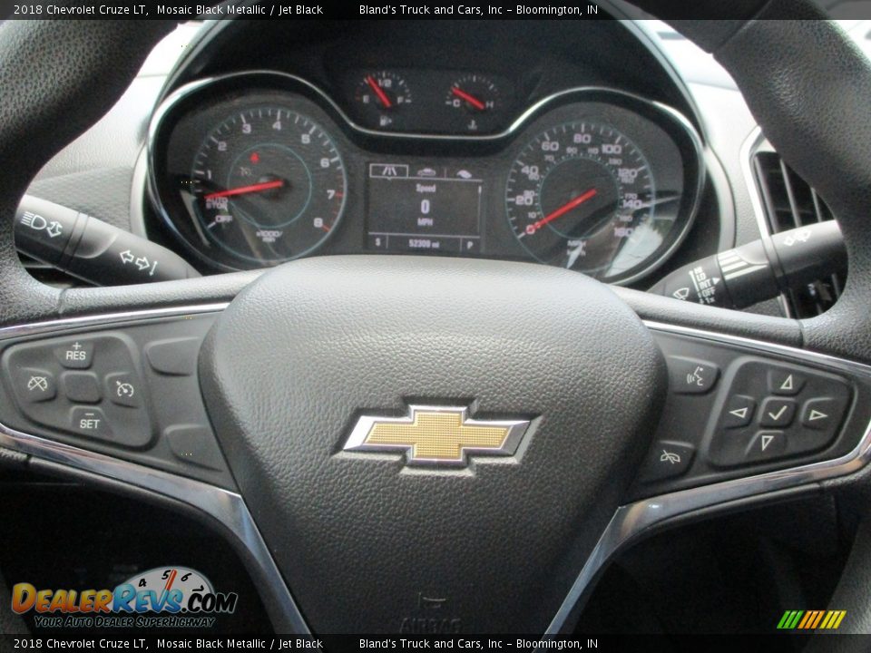 2018 Chevrolet Cruze LT Mosaic Black Metallic / Jet Black Photo #12