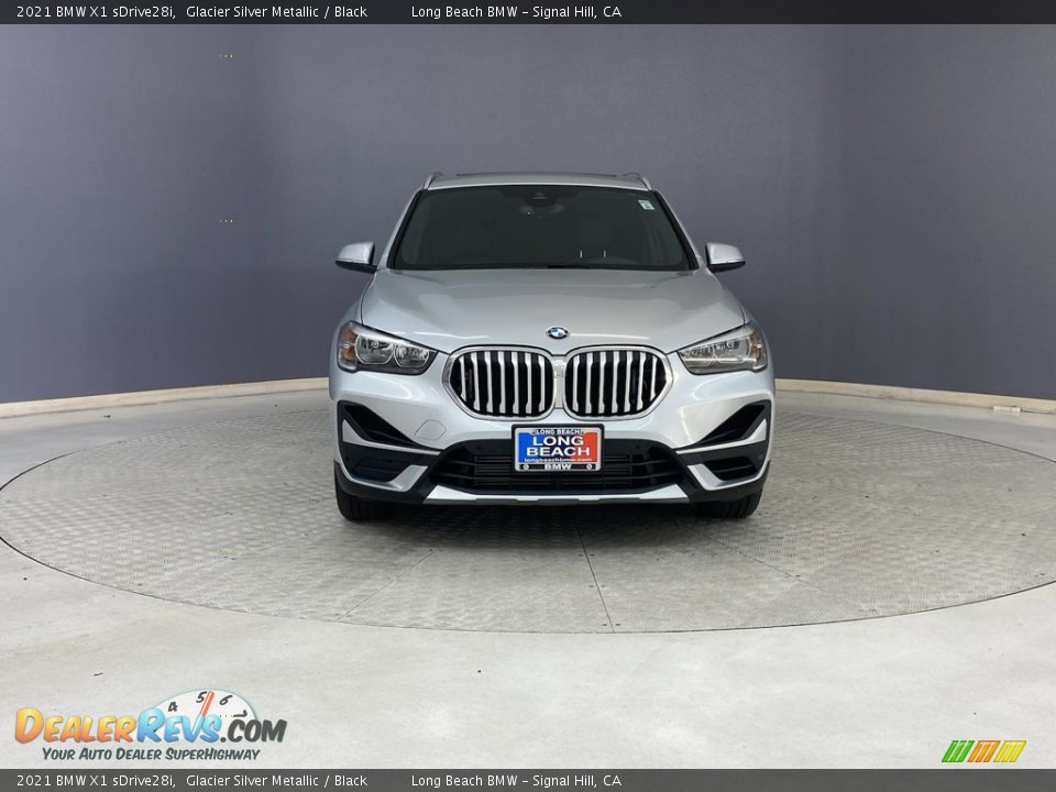 2021 BMW X1 sDrive28i Glacier Silver Metallic / Black Photo #2