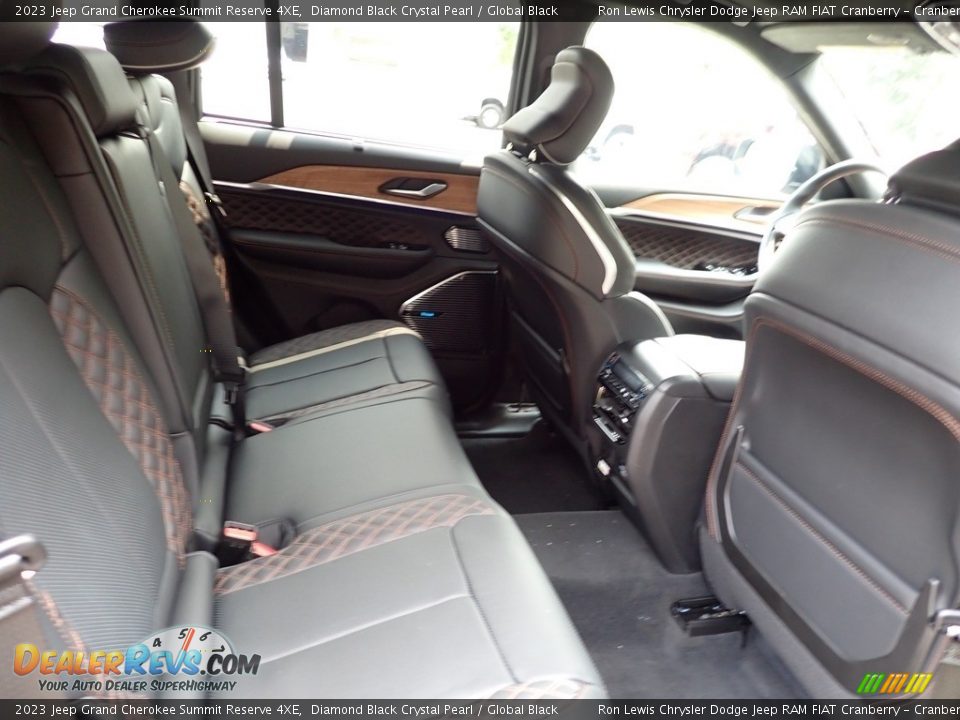 Rear Seat of 2023 Jeep Grand Cherokee Summit Reserve 4XE Photo #11