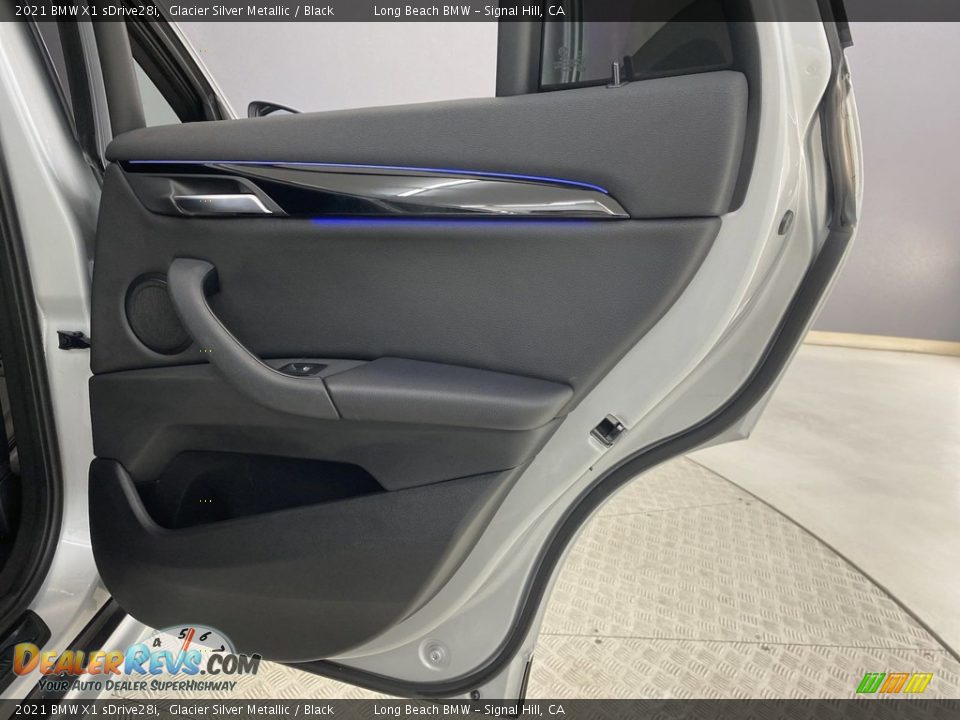 2021 BMW X1 sDrive28i Glacier Silver Metallic / Black Photo #34