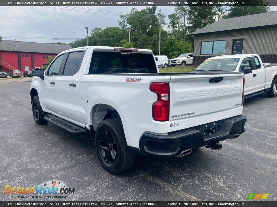 2020 Chevrolet Silverado 1500 Custom Trail Boss Crew Cab 4x4 Summit White / Jet Black Photo #3