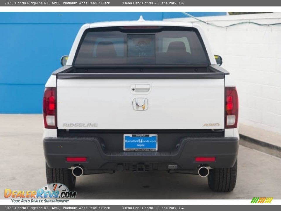 2023 Honda Ridgeline RTL AWD Platinum White Pearl / Black Photo #5