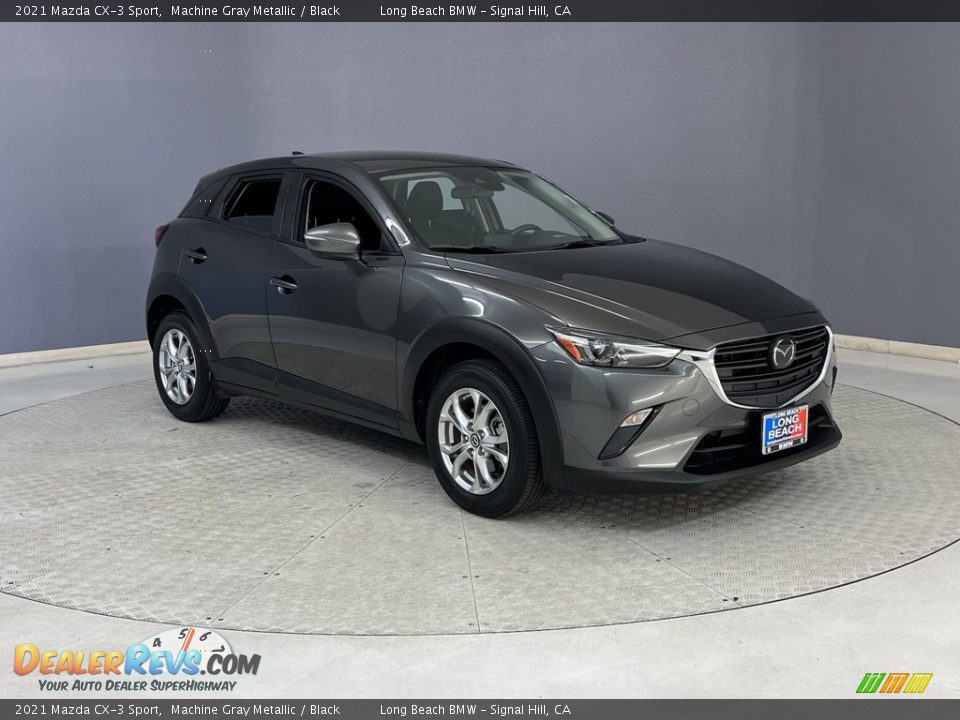 2021 Mazda CX-3 Sport Machine Gray Metallic / Black Photo #4