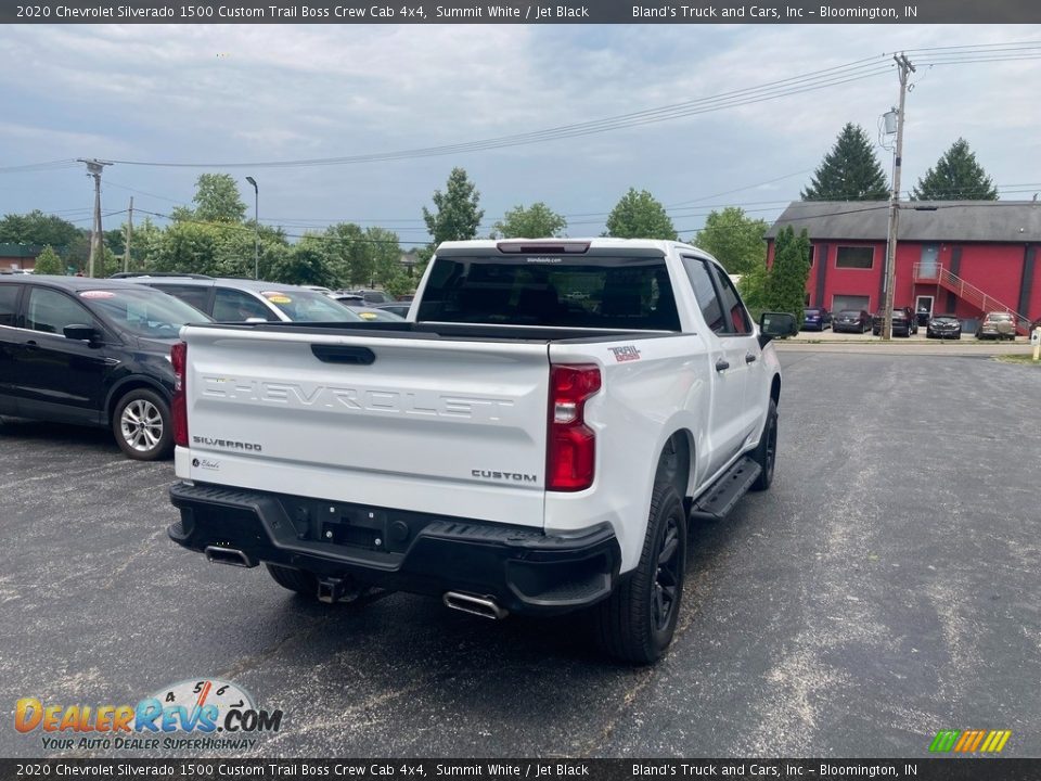 2020 Chevrolet Silverado 1500 Custom Trail Boss Crew Cab 4x4 Summit White / Jet Black Photo #6