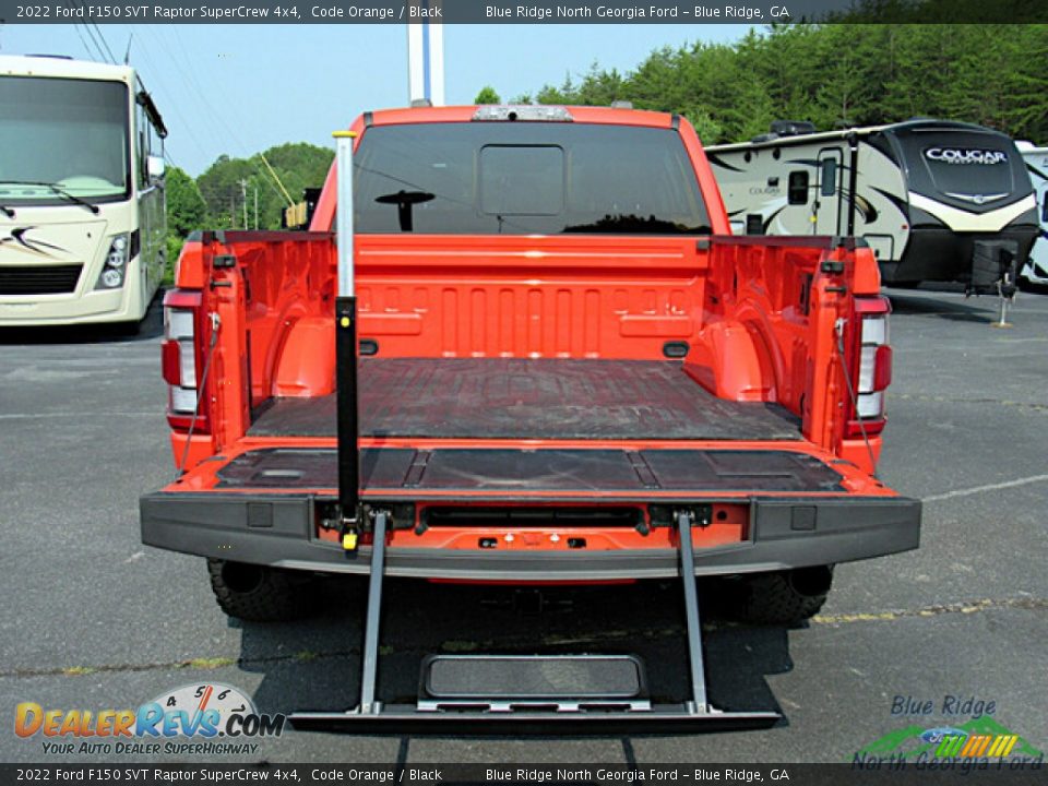 2022 Ford F150 SVT Raptor SuperCrew 4x4 Code Orange / Black Photo #15