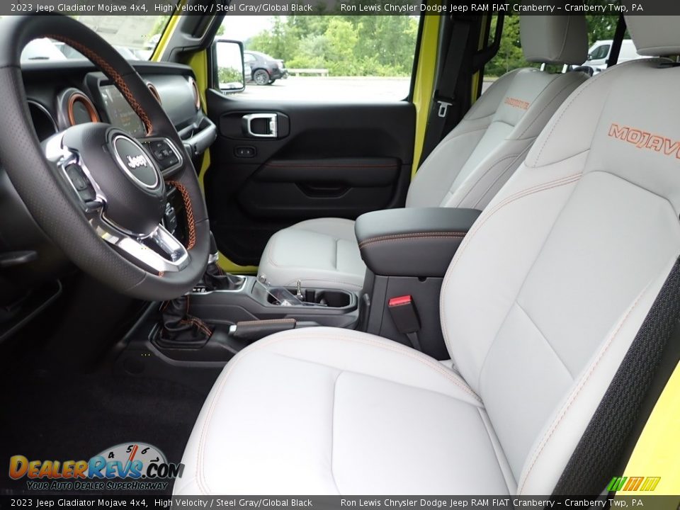 Steel Gray/Global Black Interior - 2023 Jeep Gladiator Mojave 4x4 Photo #14