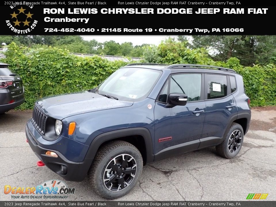 2023 Jeep Renegade Trailhawk 4x4 Slate Blue Pearl / Black Photo #1