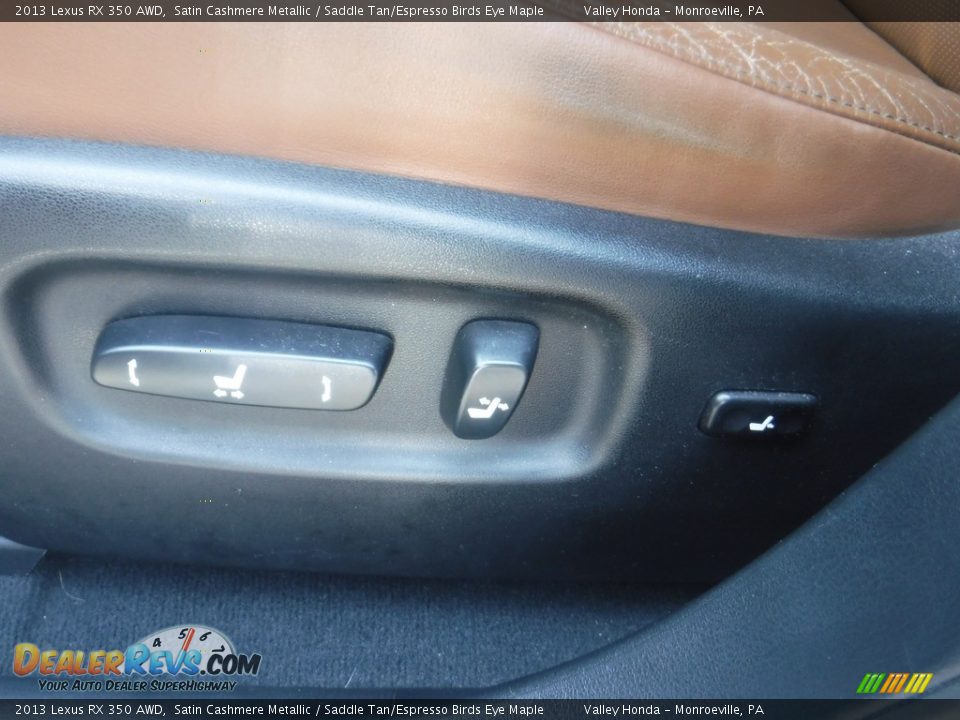 2013 Lexus RX 350 AWD Satin Cashmere Metallic / Saddle Tan/Espresso Birds Eye Maple Photo #14