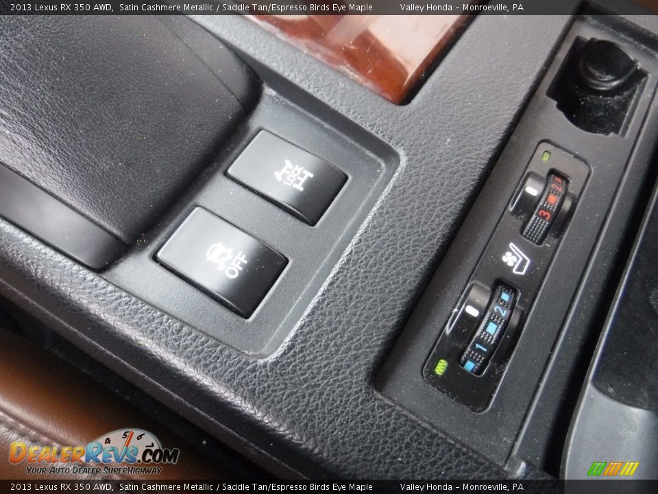 2013 Lexus RX 350 AWD Satin Cashmere Metallic / Saddle Tan/Espresso Birds Eye Maple Photo #15
