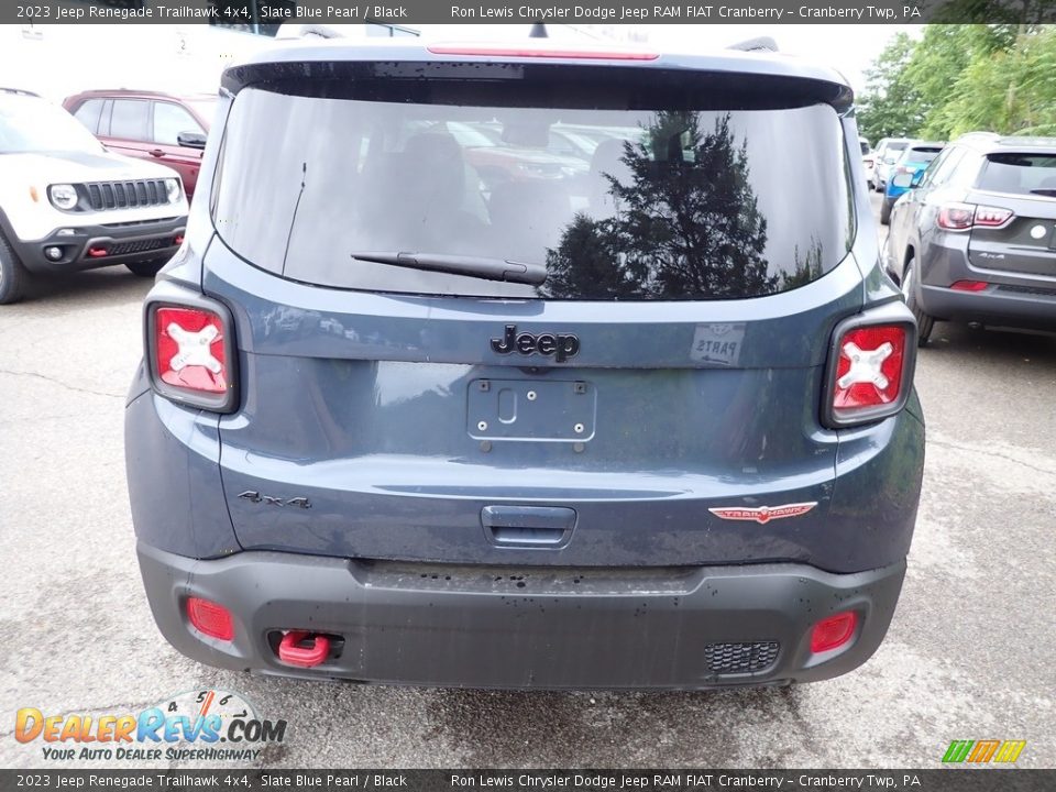 2023 Jeep Renegade Trailhawk 4x4 Slate Blue Pearl / Black Photo #6