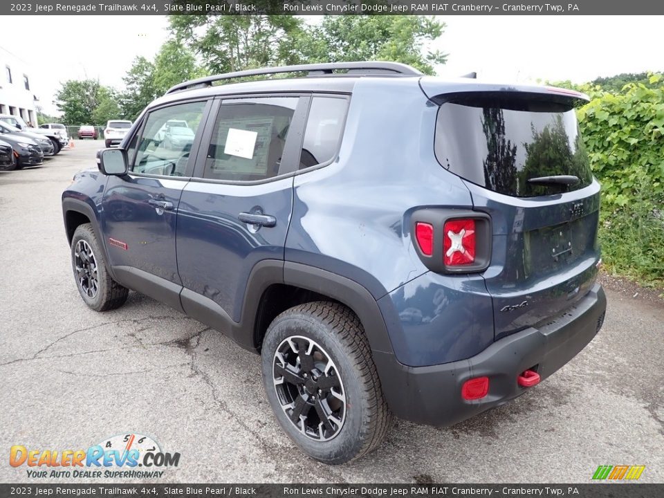 2023 Jeep Renegade Trailhawk 4x4 Slate Blue Pearl / Black Photo #7