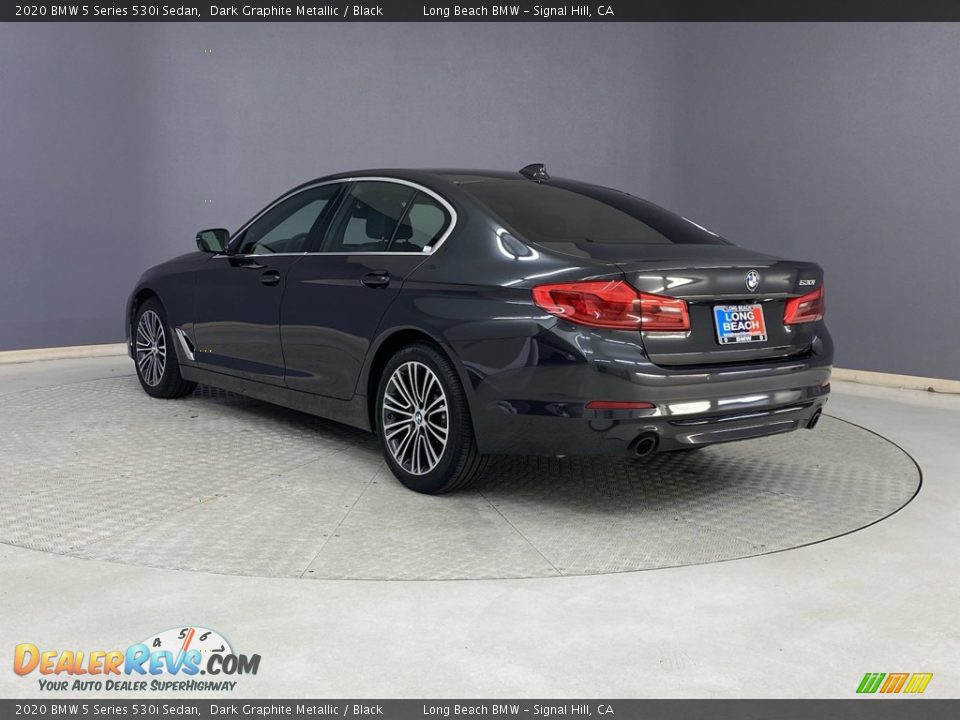 2020 BMW 5 Series 530i Sedan Dark Graphite Metallic / Black Photo #3