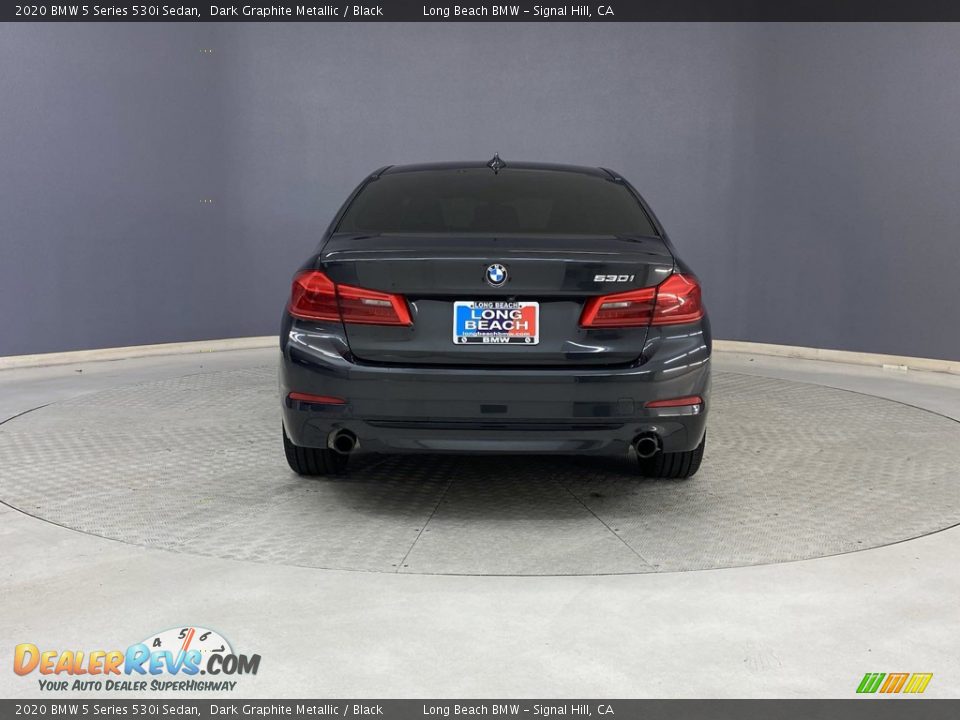 2020 BMW 5 Series 530i Sedan Dark Graphite Metallic / Black Photo #4