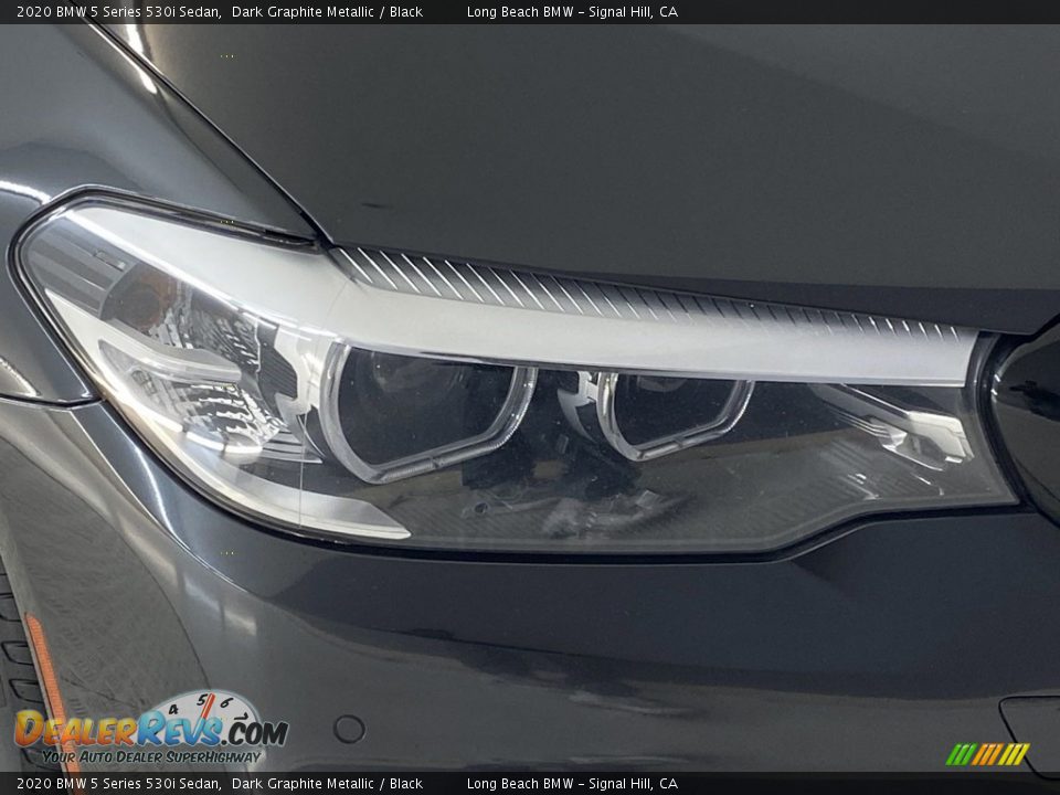 2020 BMW 5 Series 530i Sedan Dark Graphite Metallic / Black Photo #6