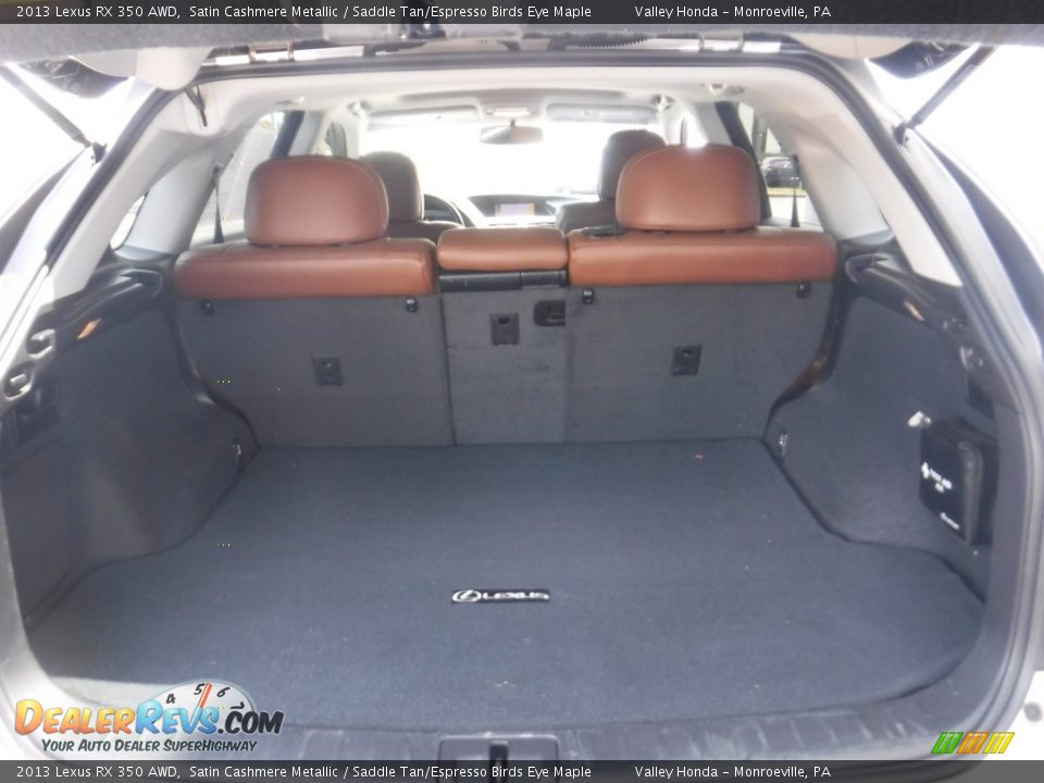 2013 Lexus RX 350 AWD Satin Cashmere Metallic / Saddle Tan/Espresso Birds Eye Maple Photo #28