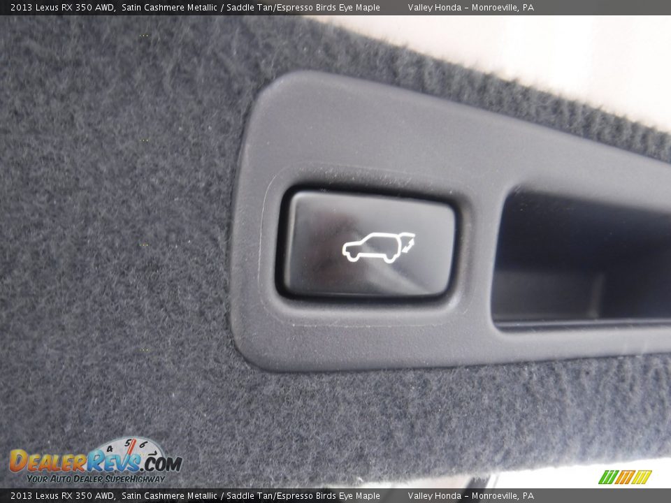 2013 Lexus RX 350 AWD Satin Cashmere Metallic / Saddle Tan/Espresso Birds Eye Maple Photo #29