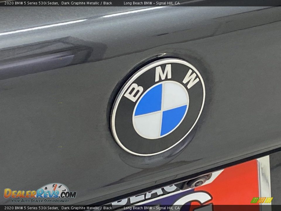 2020 BMW 5 Series 530i Sedan Dark Graphite Metallic / Black Photo #9