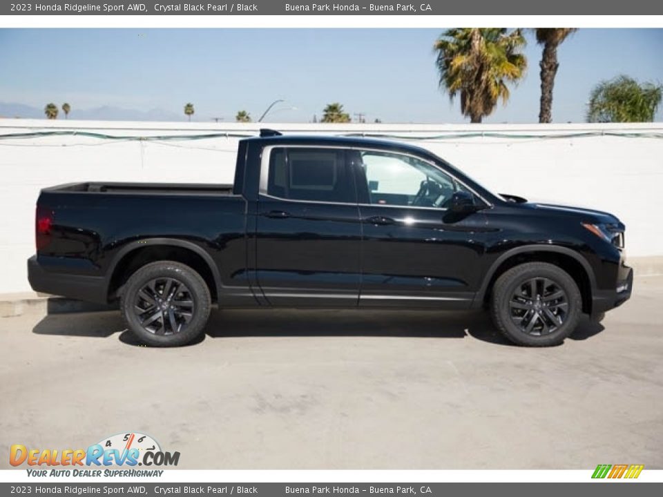 Crystal Black Pearl 2023 Honda Ridgeline Sport AWD Photo #10