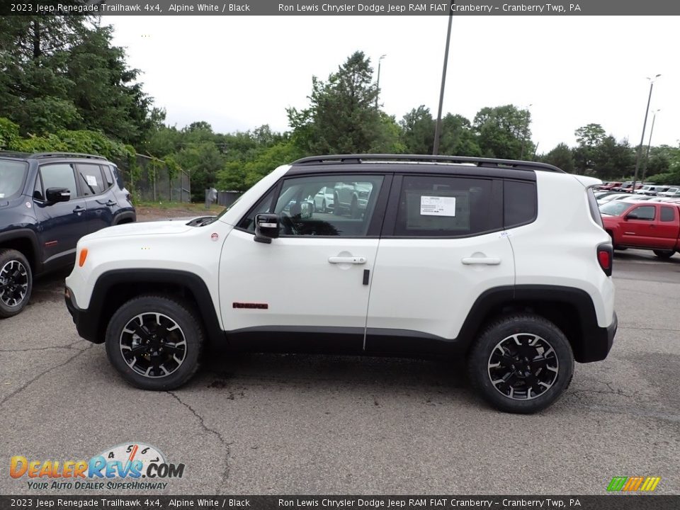 2023 Jeep Renegade Trailhawk 4x4 Alpine White / Black Photo #2