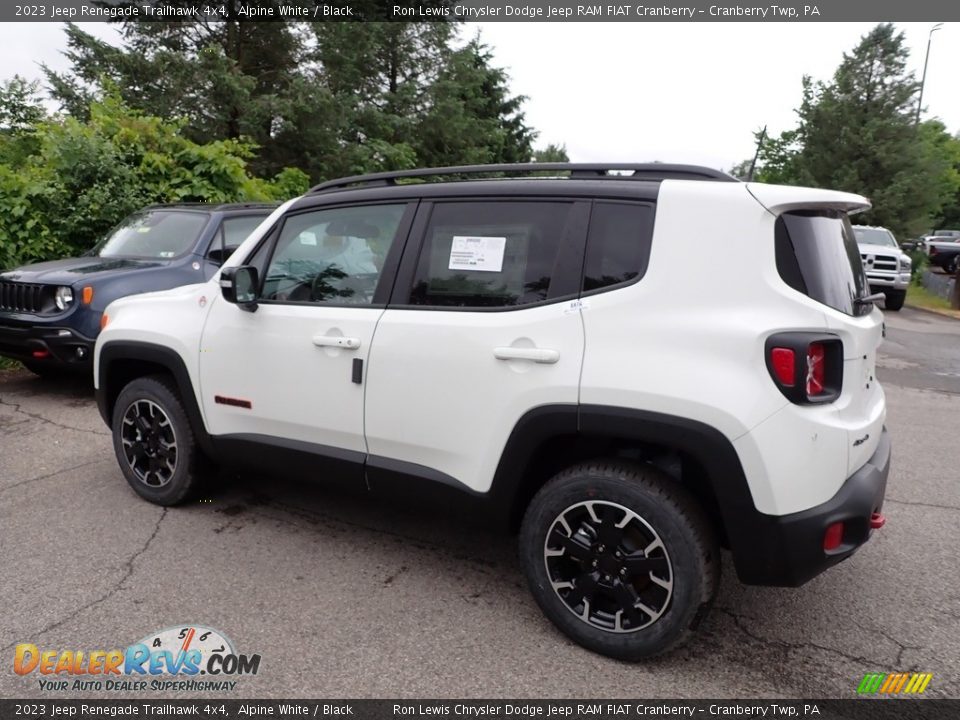 2023 Jeep Renegade Trailhawk 4x4 Alpine White / Black Photo #3