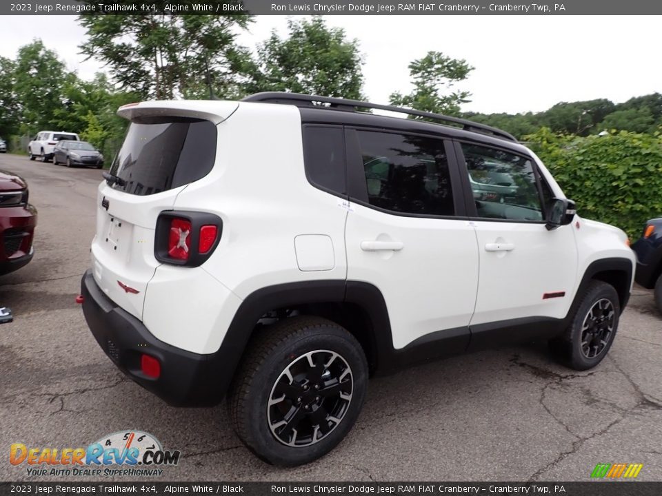 2023 Jeep Renegade Trailhawk 4x4 Alpine White / Black Photo #5